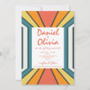 Search for 70s retro wedding invitations Mix and match