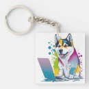 Search for dog illustrations keychains Modern