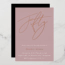 Recherche de mauve anniversaire invitations Rose