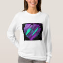Recherche de coeur pourpre tshirts Amour