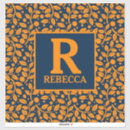Search for orange and blue stickers Pattern
