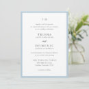 Search for powder blue wedding invitations Elegant