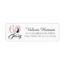 Search for for birthday return address labels Modern typography