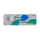 Search for sea glass return address labels Coastal