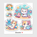 Recherche de kawaii autocollants Bleu