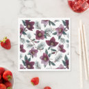 Search for burgundy napkins Floral