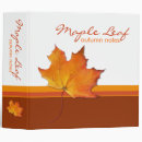 Search for maple leaf binders Autumn