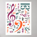 Search for music symbols posters Musical
