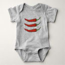 Recherche de piment bébé vêtements Rouge