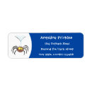 Search for spider return address labels Cute