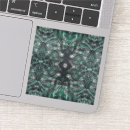 Search for black abstract stickers Green