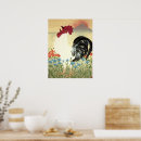 Recherche de poulet de coq posters Floral