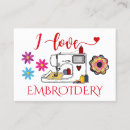 Search for embroidery business cards Fashion