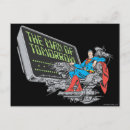 Recherche de demain cartes postales Superman