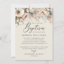 Search for flowers christening invitations Boho