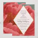 Search for red gold christmas wedding invitations Script typography