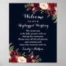 Search for burgundy floral wedding signs Reception