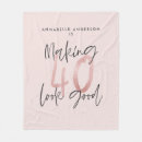 Search for 40th birthday blankets Elegant