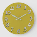 Search for mustard yellow clocks Elegant