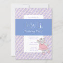 Search for ballerina 1st birthday invitations Floral