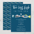 Search for two less fish invitations In the sea