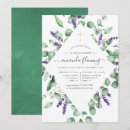 Search for lavender christening invitations Watercolor
