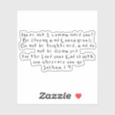 Search for 9 1 1 stickers Scripture