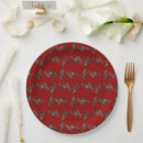 Search for elegant christmas plates Botanical greenery