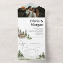 Search for mountain destination wedding invitations Forest