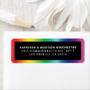 Search for gay pride flag return address labels Rainbow