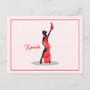 Recherche de femme espagnole cartes postales Flamenco