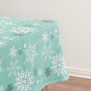 Search for blue christmas tablecloths Snowflake