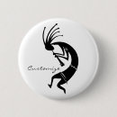 Search for flute player buttons Kokopelli
