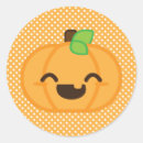 Search for kawaii pumpkin stickers Thanksgiving