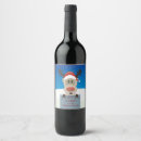 Search for happy holiday wine labels Snow