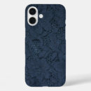Recherche de dentelle vintage iphone coques Bleu