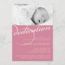 Search for modern baby dedication invitations Pink