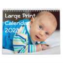 Search for large print calendars Cute