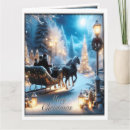 Search for sleigh ride christmas cards Snow