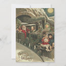 Recherche de train de noël invitations Santa claus