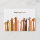 Search for teamwork business cards Hands
