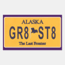 Search for alaska shape stickers Gold