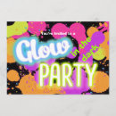 Search for paint splatter invitations Neon