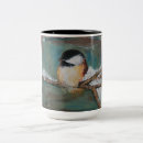 Search for black capped chickadees mugs Winter