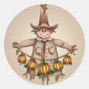 Recherche de scarecrow autocollants Citrouille