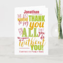 Search for colleague thank you cards Typography