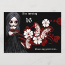 Search for goth sweet 16 invitations Birthday