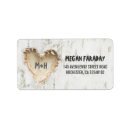 Search for birch tree wedding return address labels Country