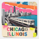Recherche de chicago skyline autocollants Illinois