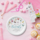 Recherche de papillons assiettes 1er anniversaire
